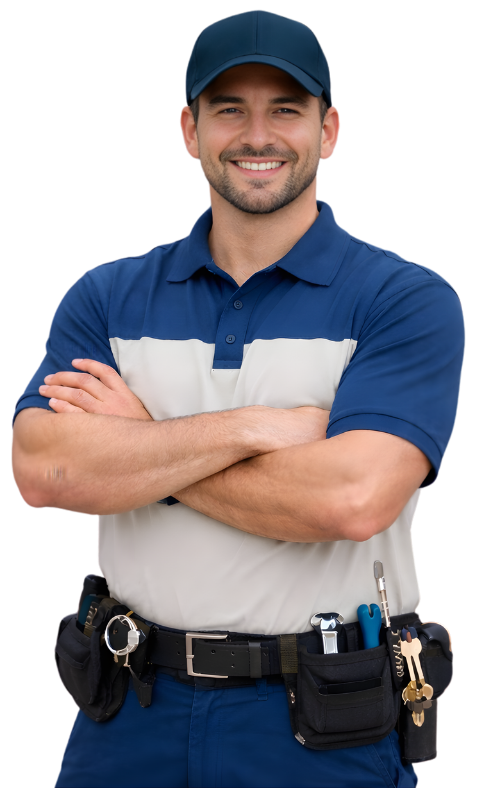 Office locksmith crossing his arm Office Lock Upgrades Pleasantville NY