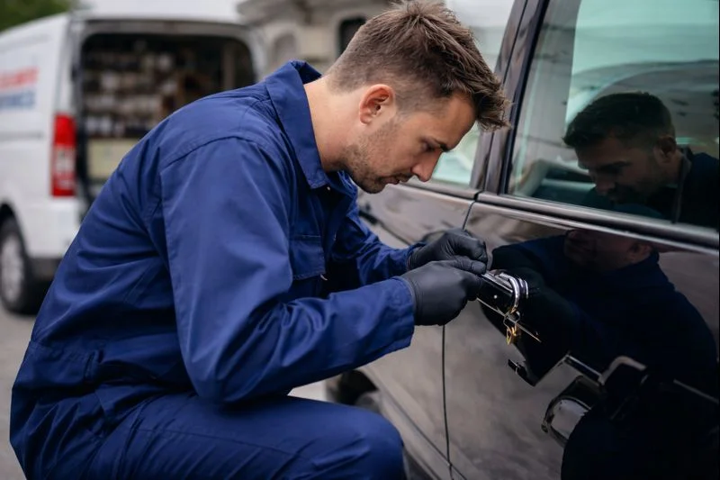 locksmith in westchester trying to open the car